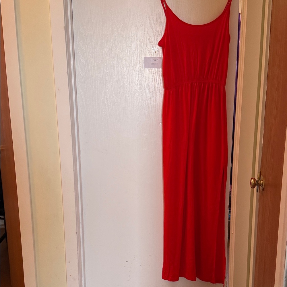 Noisy may Red Maxi Dress